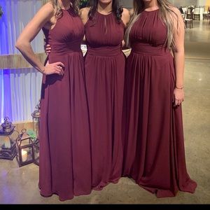 Cabernet Bridesmaid/Prom/Formal Dress - worn once!